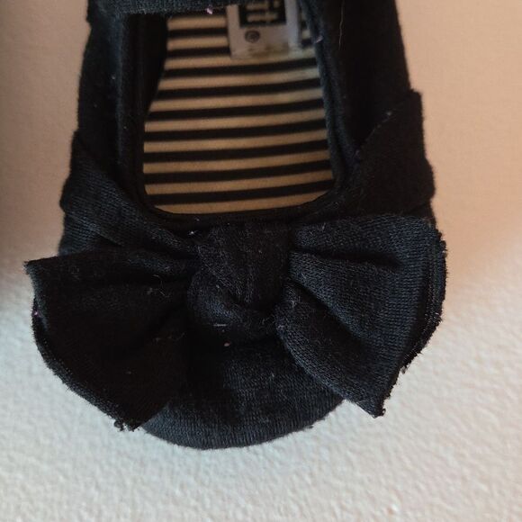 SmartFit Anna Wrap Ballet Black Shoes Size 5.5 - Picture 3 of 7